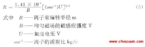 離子偏轉半徑計算公式