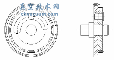 輸出動(dòng)輪與輸出齒輪配合結(jié)構(gòu)