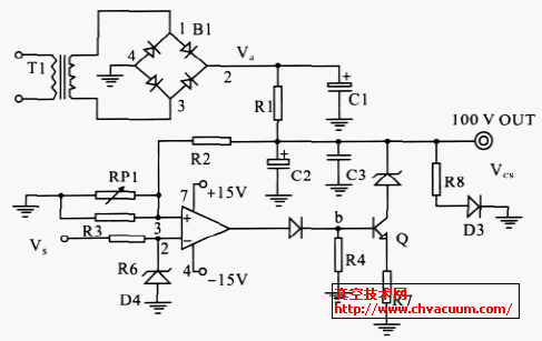 100 V 直流電源電路圖