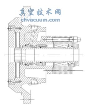 副葉輪雙端面機(jī)械密封結(jié)構(gòu)示意圖