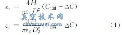 電容器邊緣效應對介電常數測量的影響及修正
