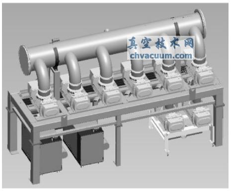 俄羅斯BVK/Chelyabinsk一套35tVOD設備上安裝的能力為45　000m3/h的6-2-2模塊式泵組