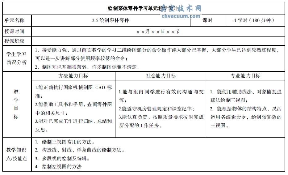 AutoCAD課程教學設計與探索——基于工作過程系統化